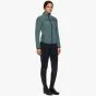 Cavalleria Toscana Jersey and Nylon Stripe lightweight Padded Jacket Coral Blue