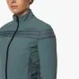 Cavalleria Toscana Jersey and Nylon Stripe lightweight Padded Jacket Coral Blue