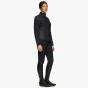 Cavalleria Toscana Jersey and Nylon Stripe lightweight Padded Jacket Navy