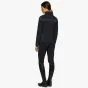 Cavalleria Toscana Jersey and Nylon Stripe lightweight Padded Jacket Navy