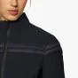 Cavalleria Toscana Jersey and Nylon Stripe lightweight Padded Jacket Navy