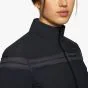 Cavalleria Toscana Jersey and Nylon Stripe lightweight Padded Jacket Navy