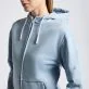 Cavalleria Toscana Diagonal Zip Hoodie Blue Fog