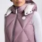 Cavalleria Toscana Hooded Down Padded Vest Rose