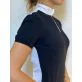 Cavalleria Toscana R-EVO Tech Knit Button-up S/S Competition Polo Navy