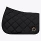 Cavalleria Toscana Diamond Quilted Jersey Jumping Saddle Black/Toffee