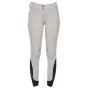 Cavalleria Toscana Team Red Stripe Full Grib Breeches Light Grey