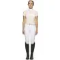 Cavalleria Toscana Racing Stripe Print S/S Jersey Competition Polo Lyserød