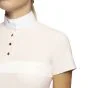 Cavalleria Toscana Racing Stripe Print S/S Jersey Competition Polo Lyserød