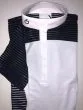 Cavalleria Toscana transparant wool stripe jersey hvid