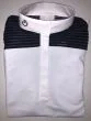 Cavalleria Toscana transparant wool stripe jersey hvid