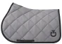 Cavalleria Toscana Team Red Stripe Dressage Saddle Pad Grey