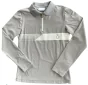 Cavalleria Toscana Racing Stripe Print L/S Jersey Training Polo Grå