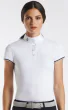 Cavalleria 3 stripe competition polo navy