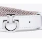 Cavalleria Toscana Women's Elastic Belt CT Clasp Violet Ice/Black
