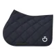 Cavalleria Toscana Diamond Quiltet Jersey Springunderlag Navy