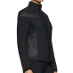 Cavalleria Toscana Jersey and Nylon Stripe lightweight Padded Jacket Navy 