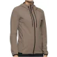 Cavalleria Toscana Perforated Jersey Insert Hooded Zip Softshell Jacket Mud