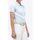 Cavalleria Toscana Perforated Jesey S/S Polo Lyseblå