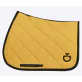 Cavalleria Toscana Diamond Quilted Jersey Jumping Saddle Pad Golden Ochre