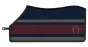 Vestrum San Martino Striped Wool Rug Blu/Penna