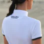 Cavalleria 3 stripe competition polo hvid