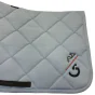 Cavalleria Toscana Team Red Stripe Dressage Saddle Pad Light Blue