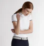 Cavalleria 3 stripe competition polo navy
