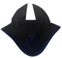 Cavalleria Toscana Light Weight Jersey Stripe Earnet Sort/royal blå