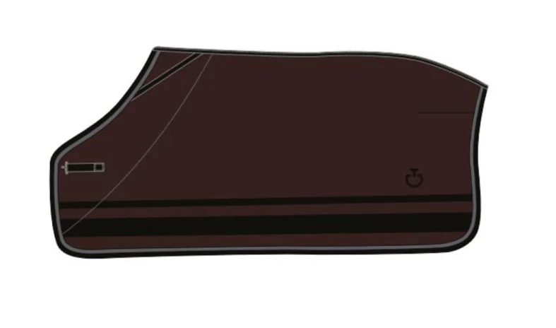 Cavalleria Toscana Stripe Wool Rug Bordeaux