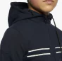 Cavalleria Toscana JR Printed Stripe CT Logo Unisex Hoodie Navy