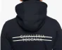 Cavalleria Toscana JR Printed Stripe CT Logo Unisex Hoodie Navy