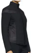 Cavalleria Toscana Jersey and Nylon Stripe lightweight Padded Jacket Navy