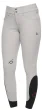 Cavalleria Toscana Team Red Stripe Full Grib Breeches Light Grey