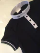 Cavalleria 3 stripe competition polo navy